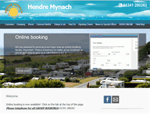 Tablet Screenshot of hendremynach.co.uk
